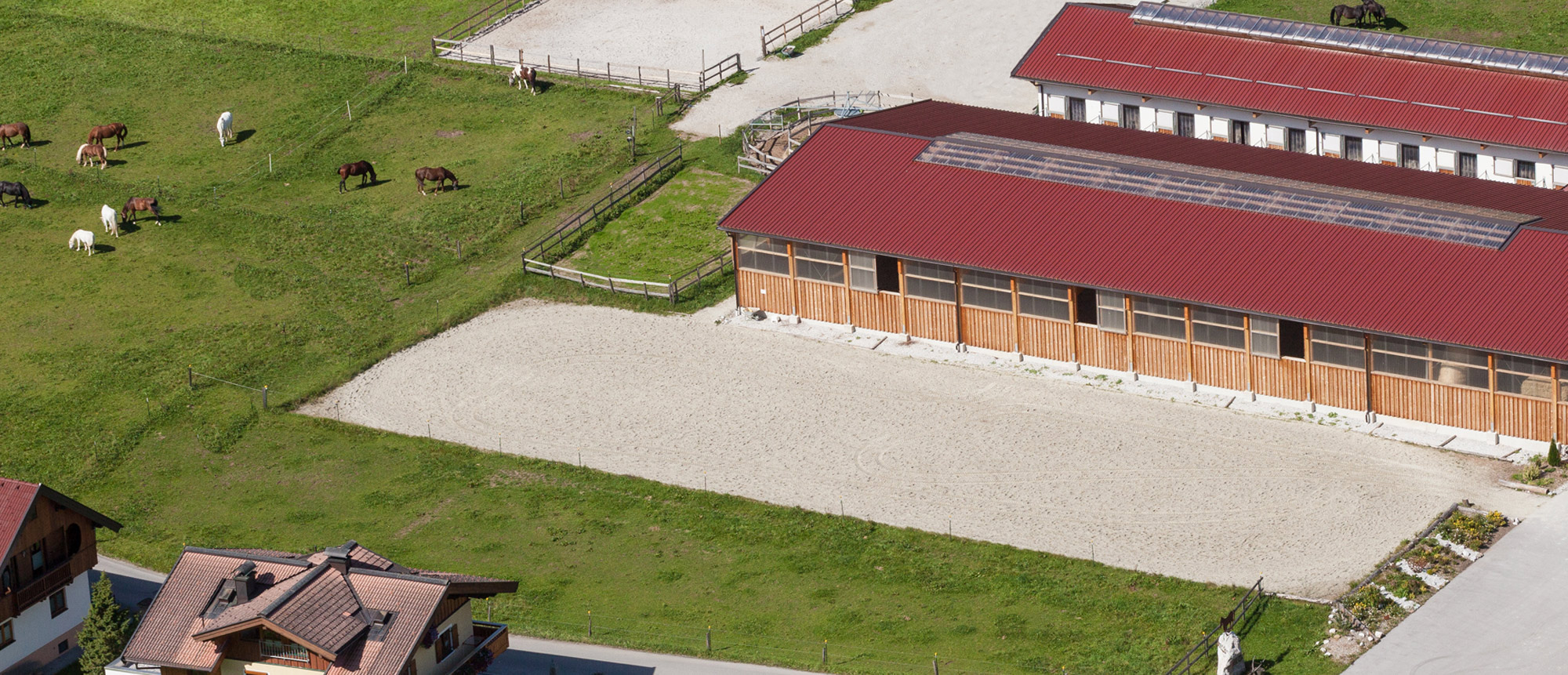 Reitplatz beim Jodlgut in Leogang